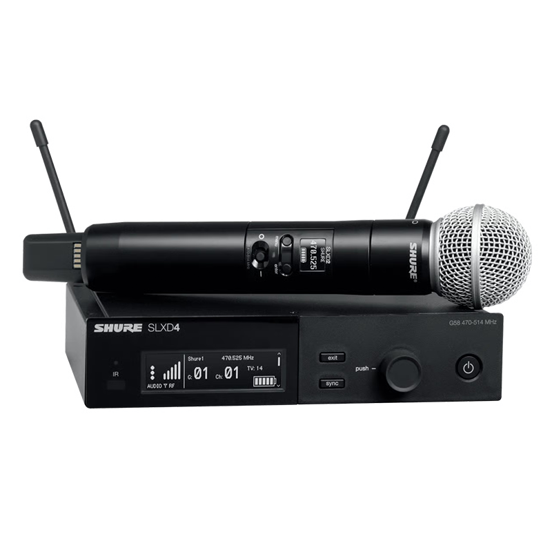 SHURE  SLXD24/SM58  手持无线话筒
