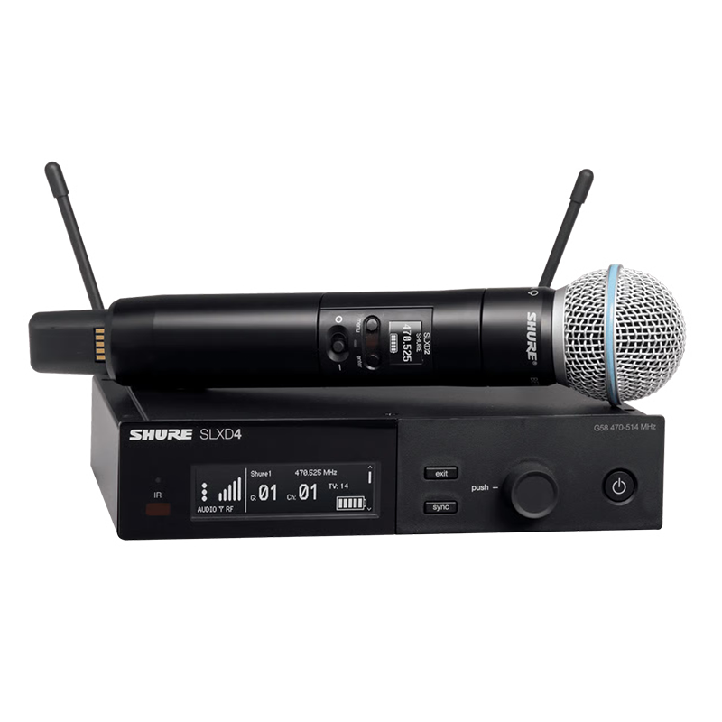 SHURE  SLXD24/B58  无线手持话筒