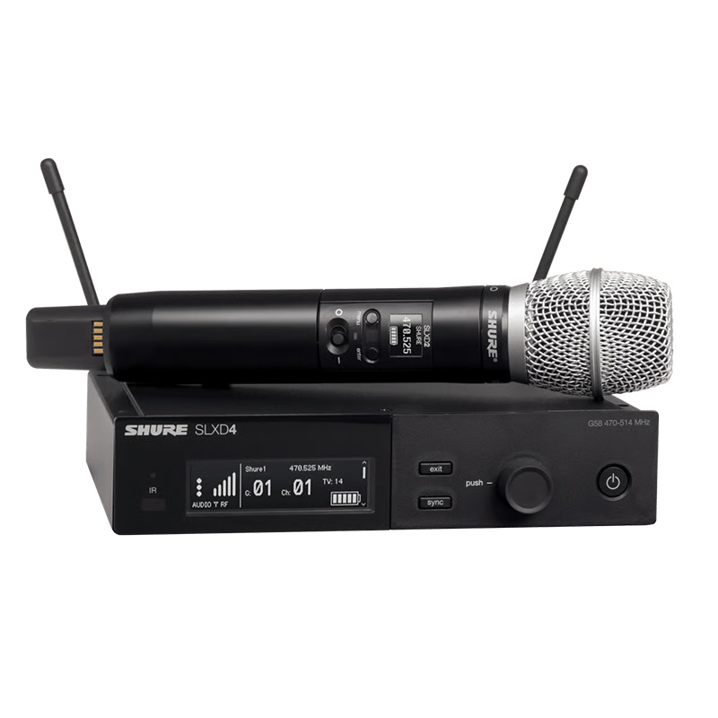 SHURE  SLXD24/SM86  手持无线话筒