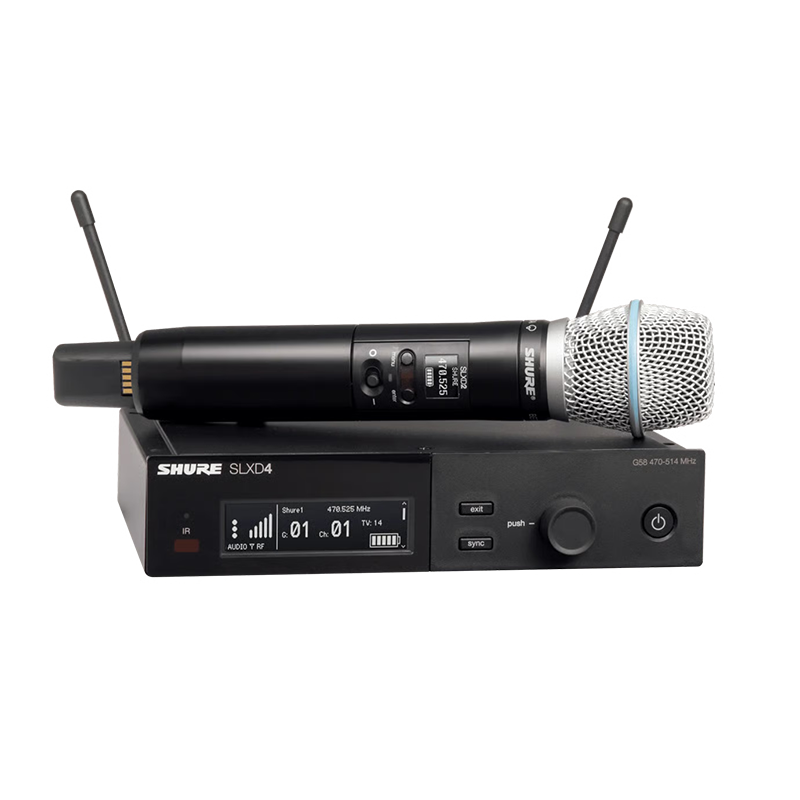 SHURE  SLXD24/B87A   手持电容无线话筒