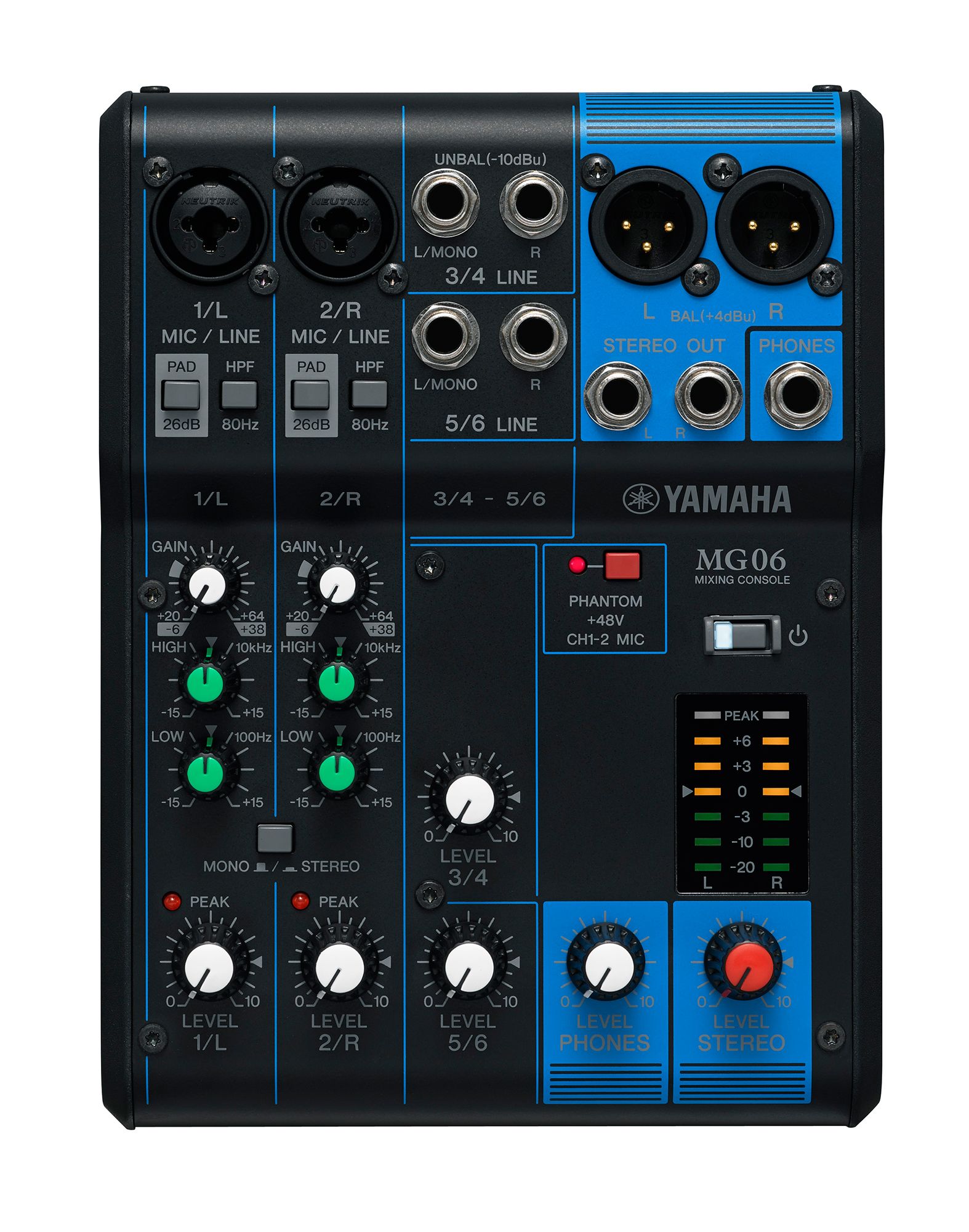 YAMAHA  MG06模拟调音台