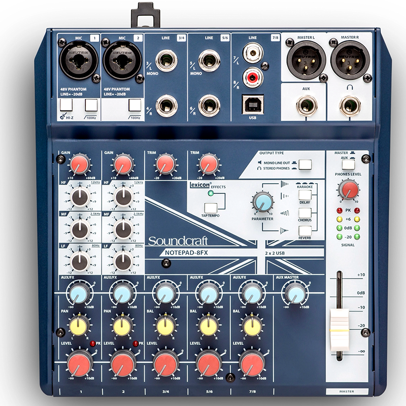SOUNDCRAFT声艺   Notepad-8FX调音台