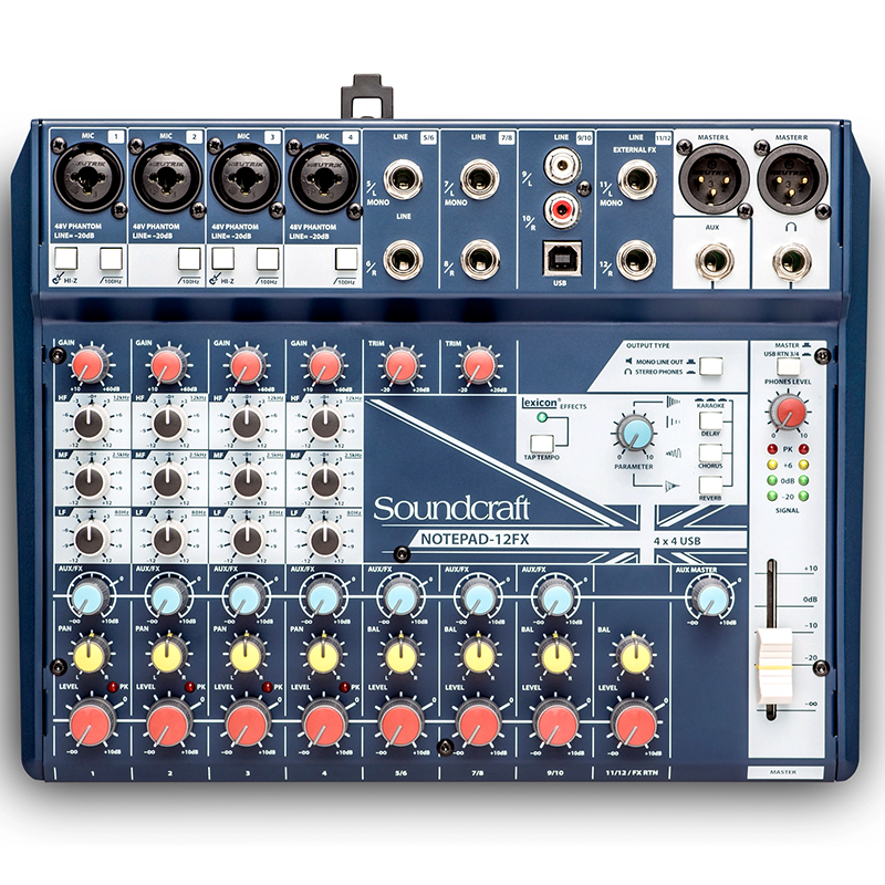 SOUNDCRAFT声艺   Notepad-12FX调音台