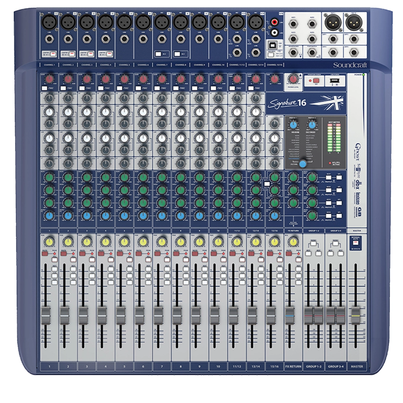 SOUNDCRAFT声艺   Signature16调音台