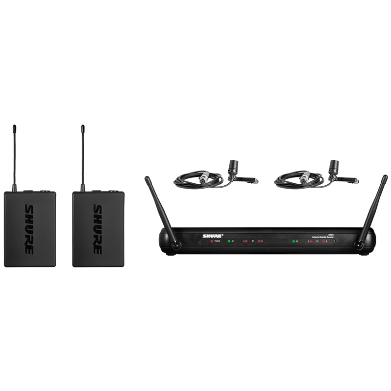 Shure  SVX188/CVL 双领夹式话筒系统