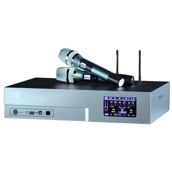 XULA/迅莱 MV450 四合一娱乐一体机（点歌机、话筒、前级、功放）